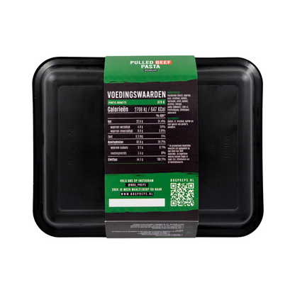 Pulled Beef - Pasta (Rode peper & knoflook) - Gegrilde Groenten