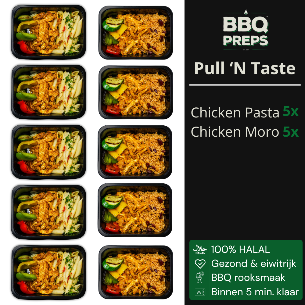 Pull 'N Taste - Chicken Pasta & Chicken Moro Rijst - 10 pack