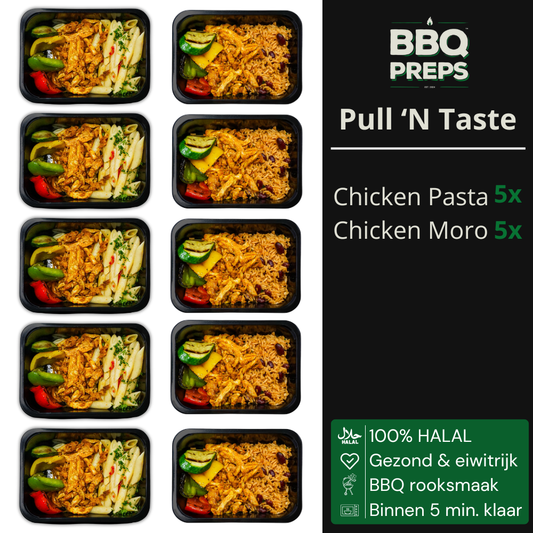 Pull 'N Taste - Chicken Pasta & Chicken Moro Rijst - 10 pack