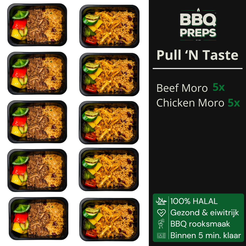 Pull 'N Taste - Beef Moro & Chicken Moro Rijst - 10 pack