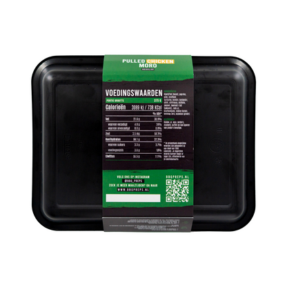 Pulled Chicken - Caribische Moro Rijst - Gegrilde Groenten