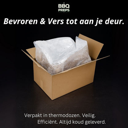 Pulled Chicken - Pasta (Rode peper & knoflook) - Gegrilde Groenten